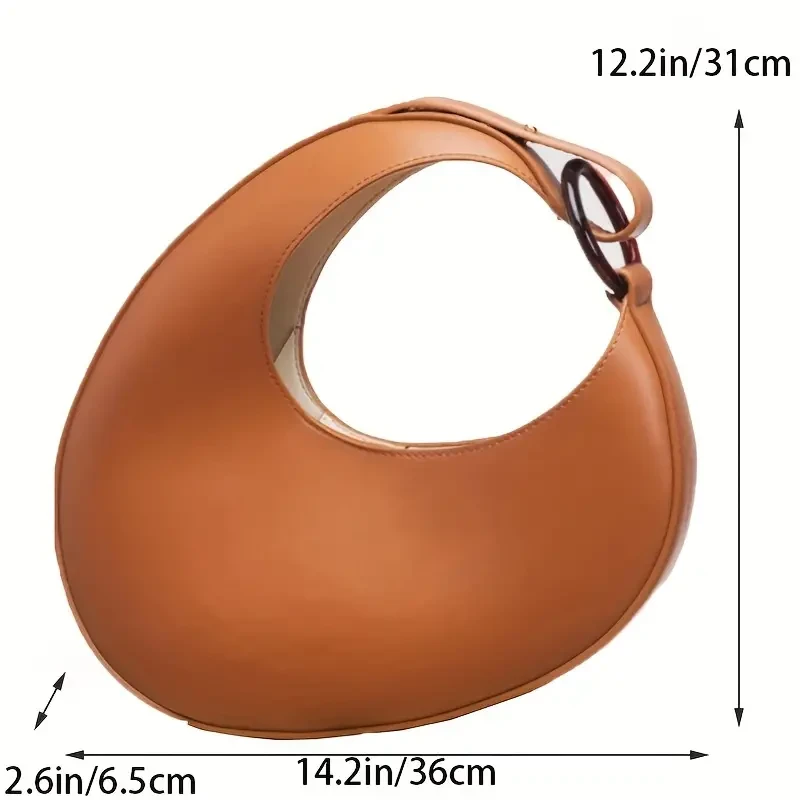 Bolso de hombro ovalado de diseño de nicho
