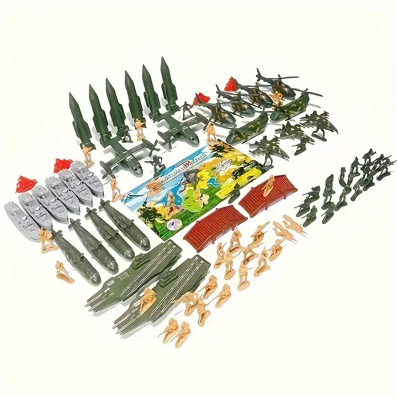 Miniatura de soldado de temática militar: resina ABS resistente, figuras y muñecos coleccionables.