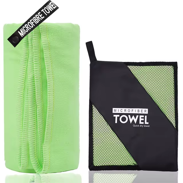 Toalla de microfibra deportiva de secado rápido, superabsorbente, para camping, muy suave y ligera, ideal para gimnasio, natación, yoga y playa.