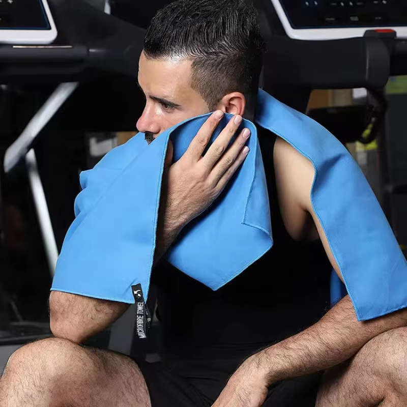 Toalla de microfibra deportiva de secado rápido, superabsorbente, para camping, muy suave y ligera, ideal para gimnasio, natación, yoga y playa.