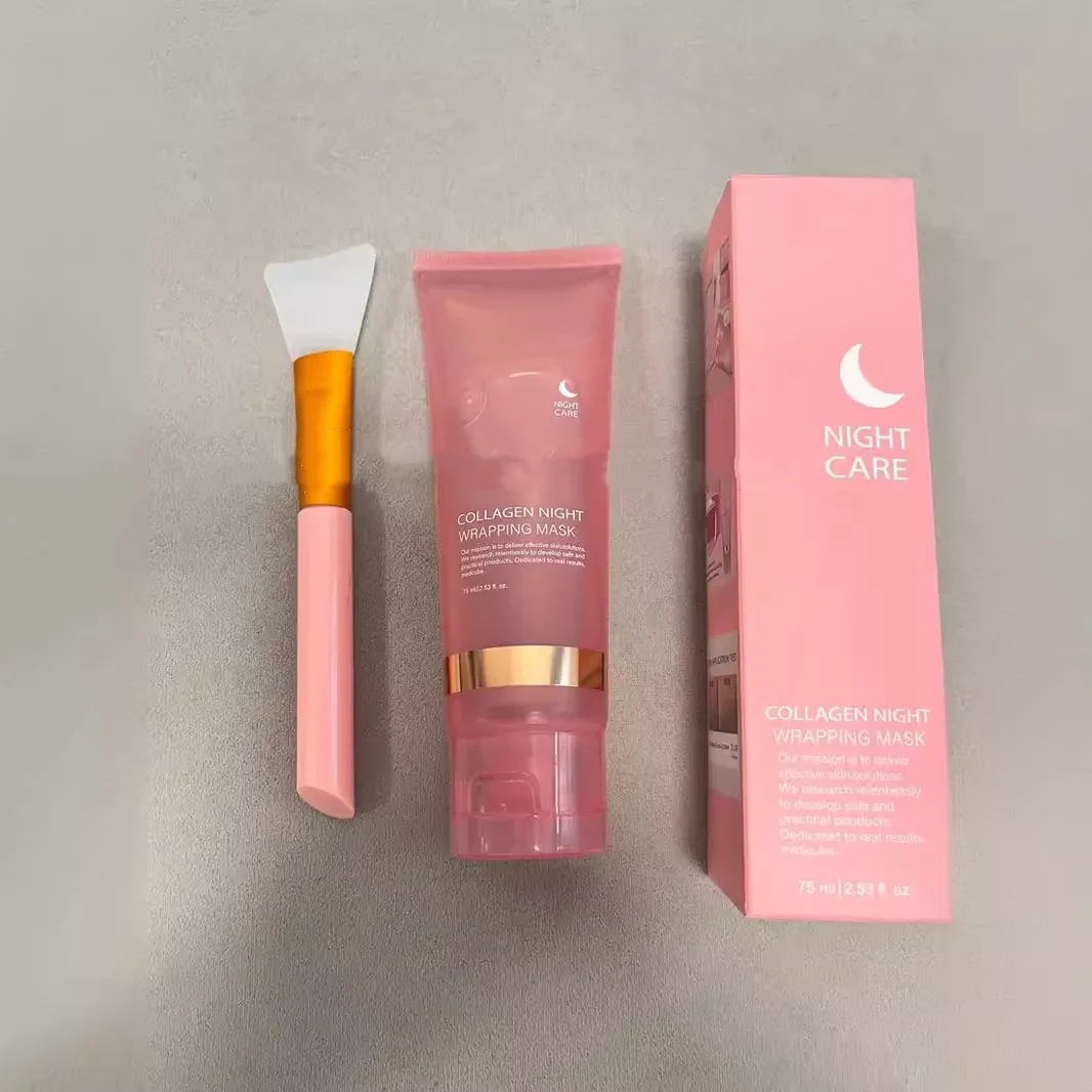 Mascarilla envolvente de colágeno antiarrugas de noche