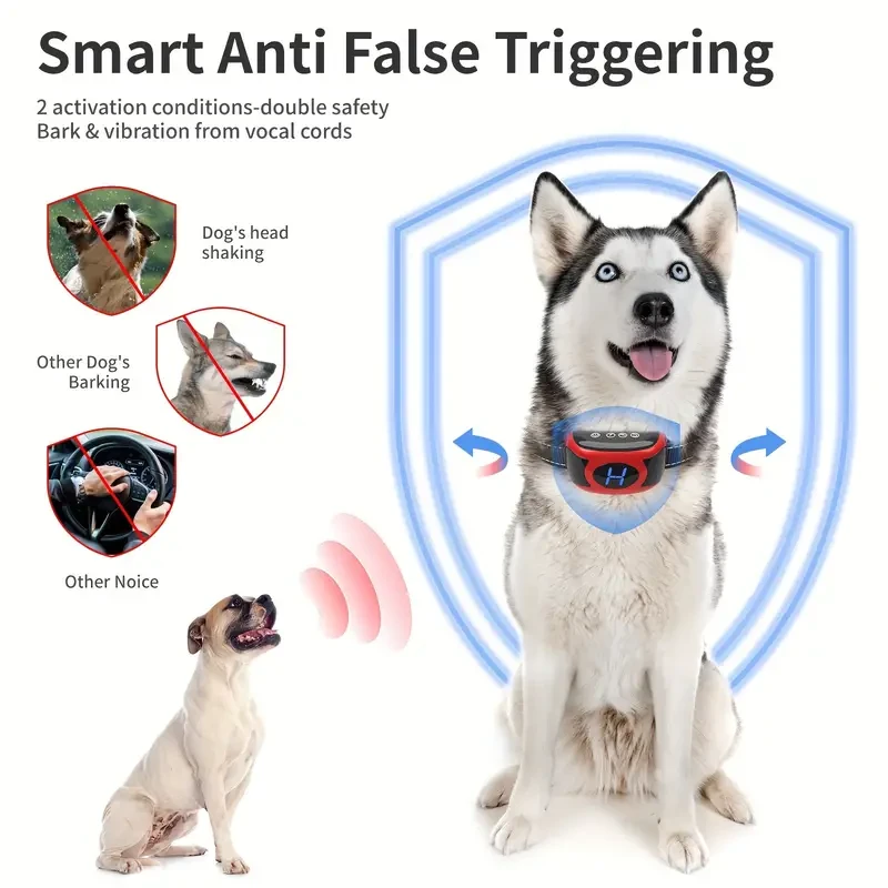Collar antiladridos para perros - Recargable