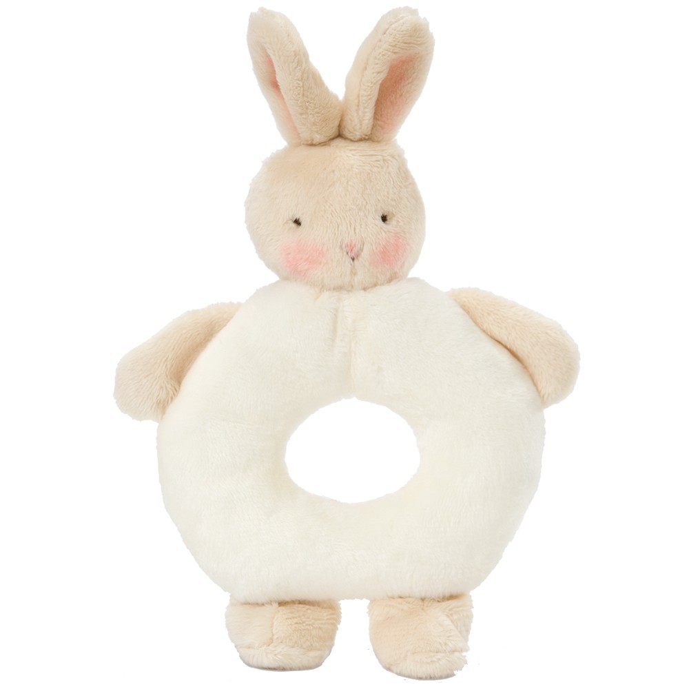 Sonajero de conejito blanco