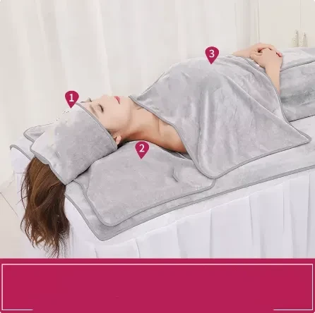 Paquete de toalla para el cuidado de la piel con turbante absorbente