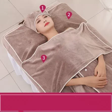 Paquete de toalla para el cuidado de la piel con turbante absorbente
