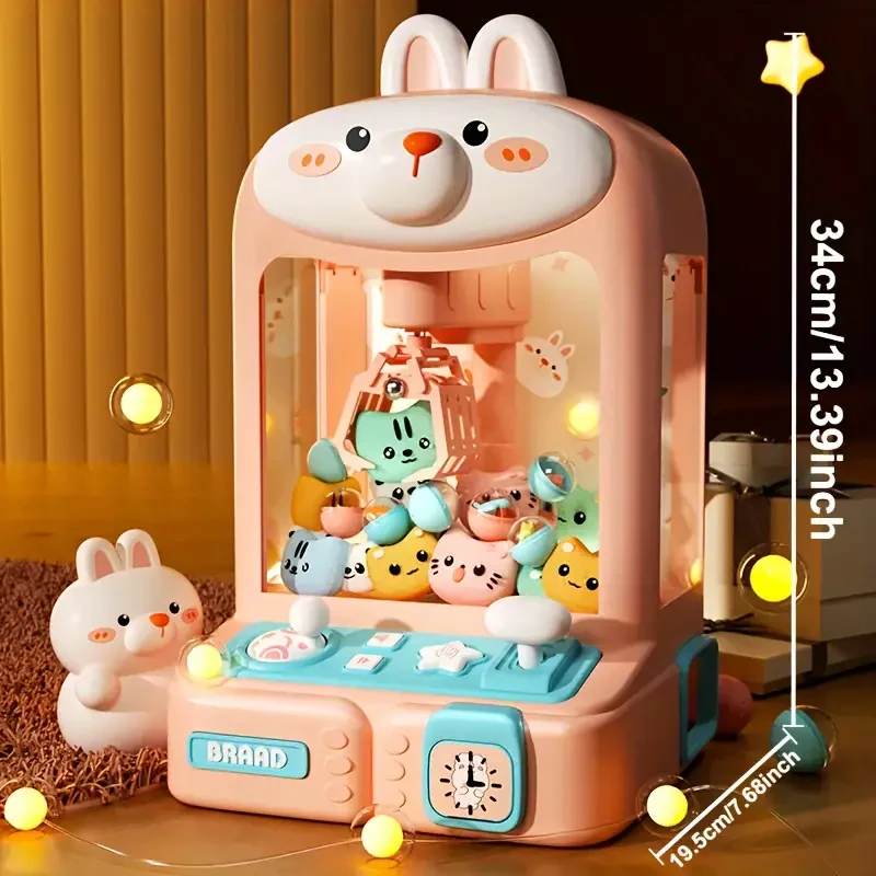 Máquina de garras festiva: perfecta para las vacaciones de primavera, verano, Acción de Gracias, Pascua, Navidad, cumpleaños y otros regalos festivos. Apto para niños de 3 a 6 años.