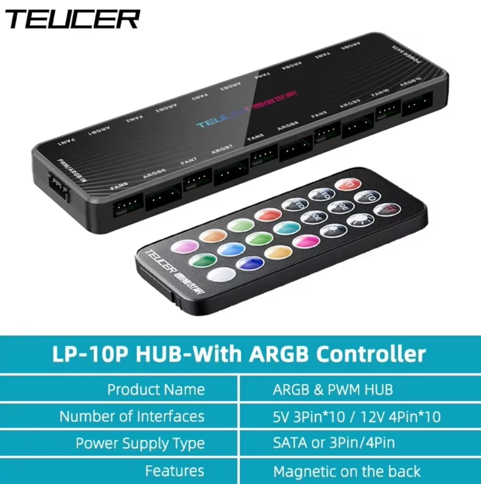 Concentrador ARGB/PWM TEUCER LP-10