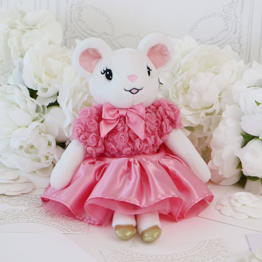 Peluche Claris Belle Fleur Rose - Grande