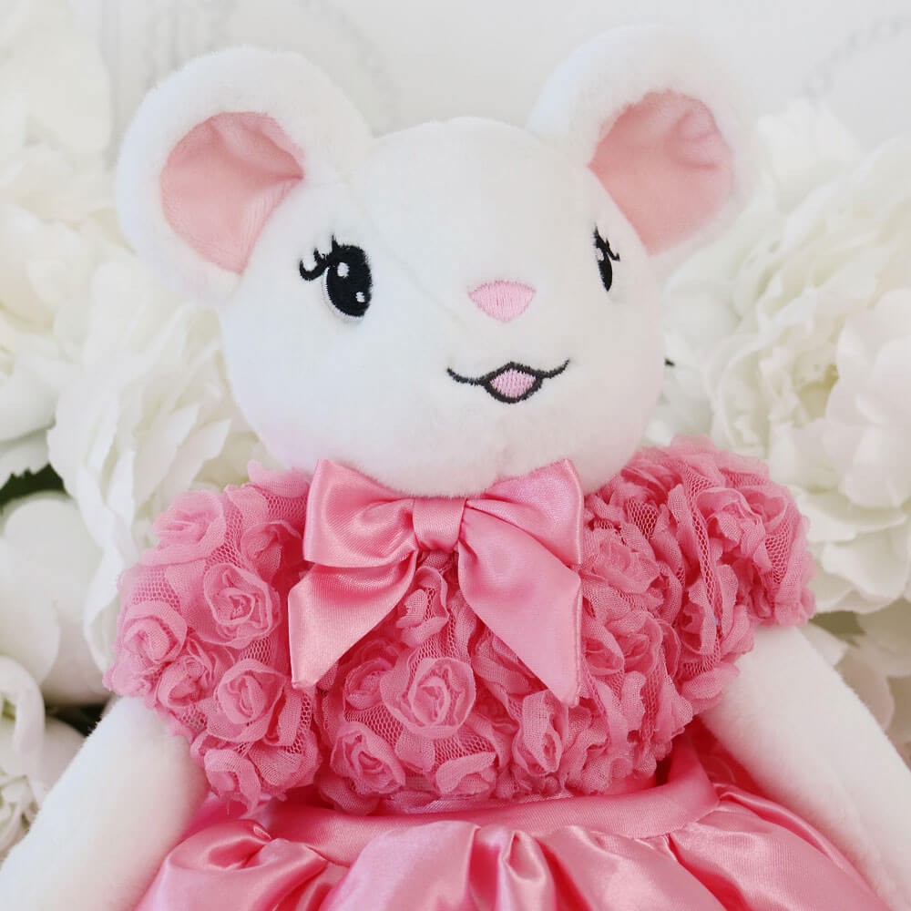 Peluche Claris Belle Fleur Rose - Grande