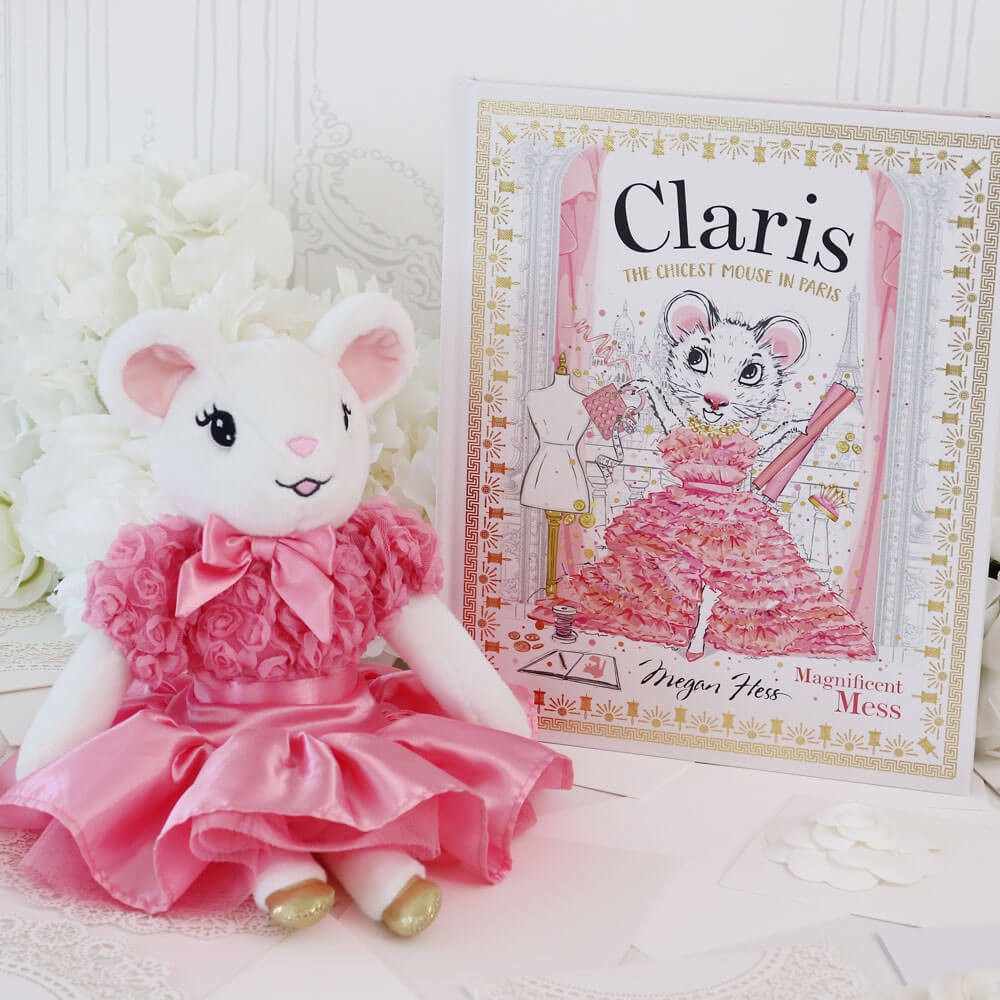 Peluche Claris Belle Fleur Rose - Grande
