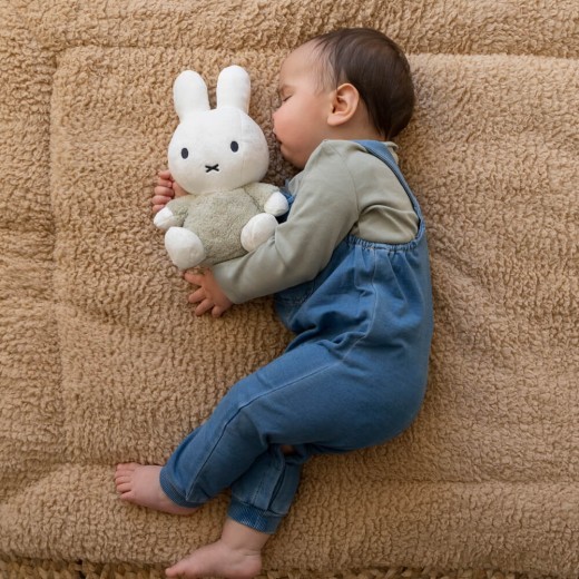 Peluche Miffy Fluffy Cuddle Verde Mediano