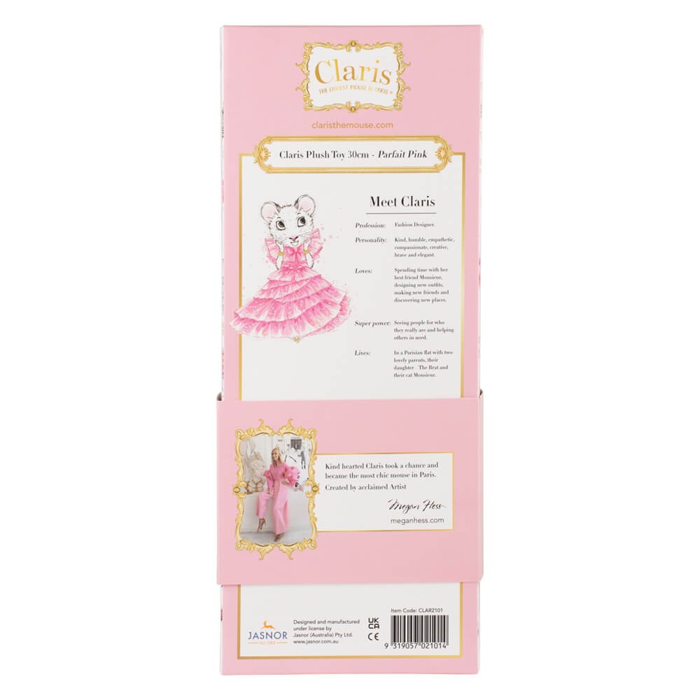Claris Plush Parfait Rosa - Grande