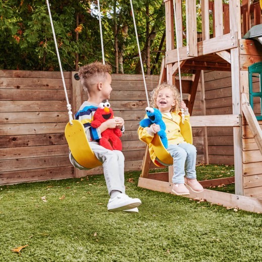 Peluche portátil del Monstruo de las Galletas de Barrio Sésamo