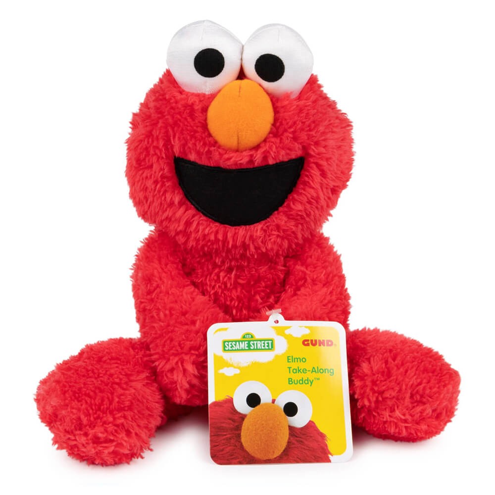 Peluche portátil de Elmo de Barrio Sésamo