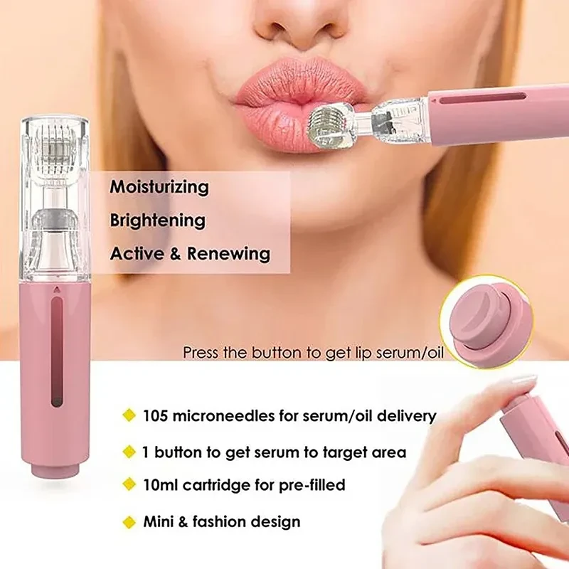 Aguja de rodillo para el cuidado de los labios
