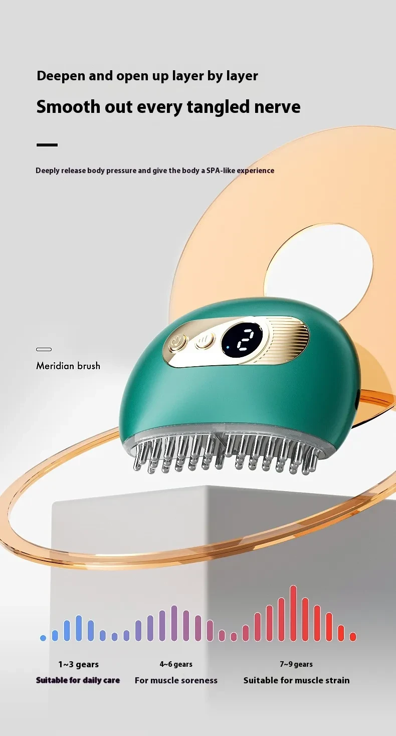 Raspador de meridianos para masaje corporal