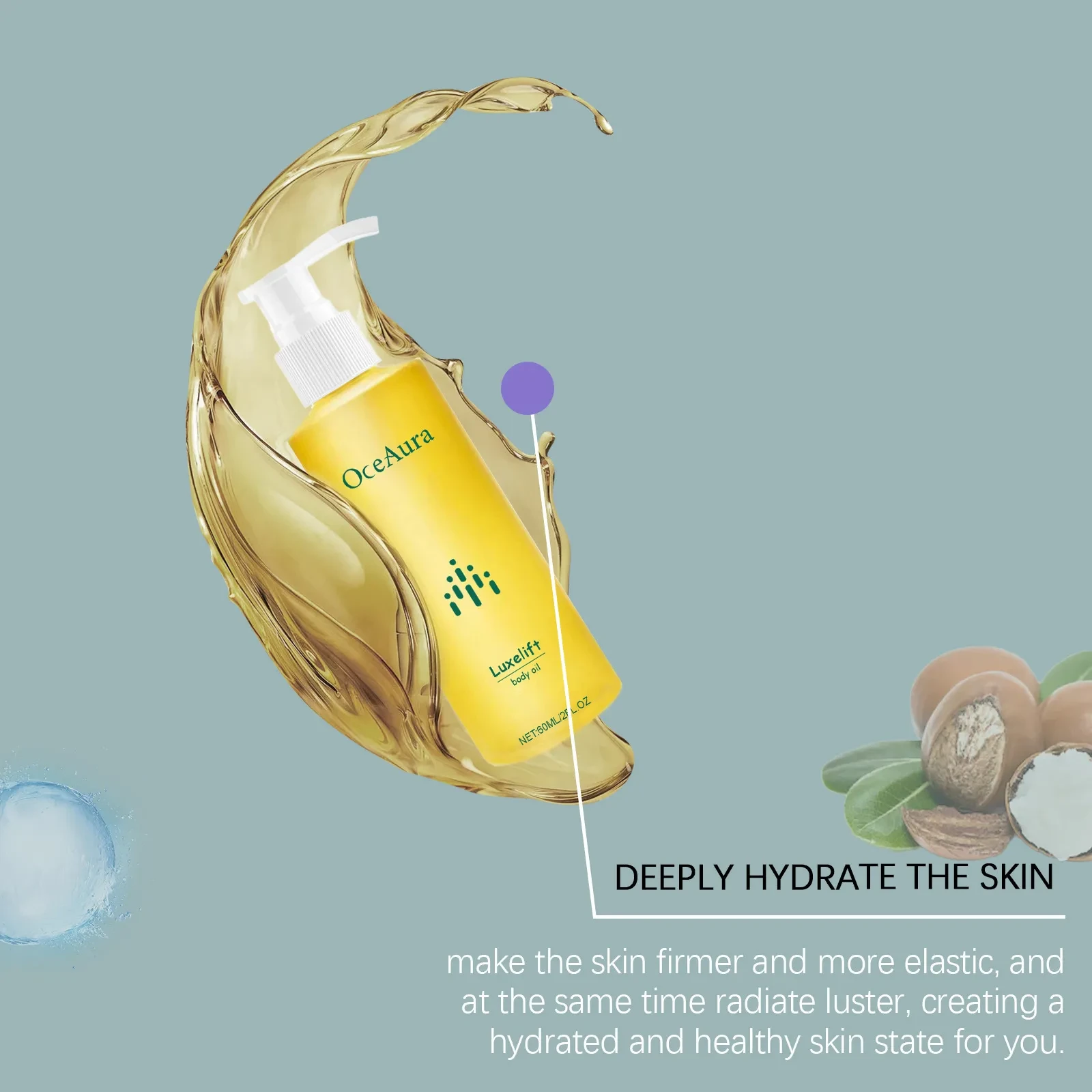 Aceite de tratamiento hidratante para la piel