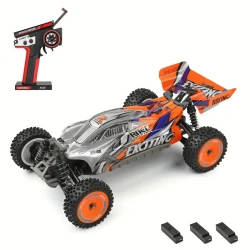 WLtoys 124010 - Vehículo todoterreno con control remoto y tracción en las cuatro ruedas (55 km/h)