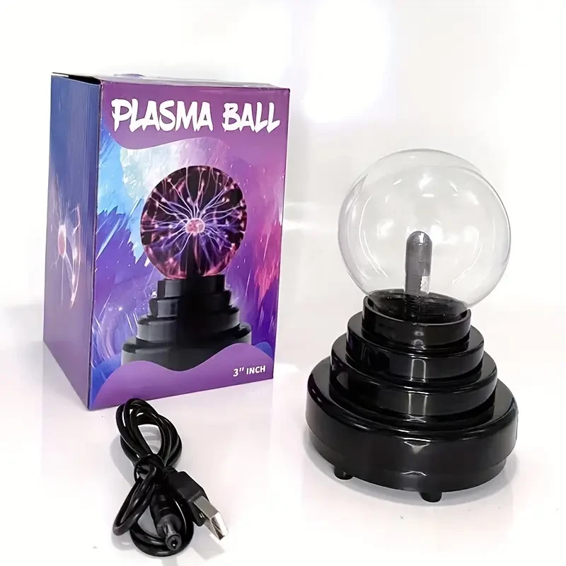 1 lámpara de inducción electrostática con bola de plasma