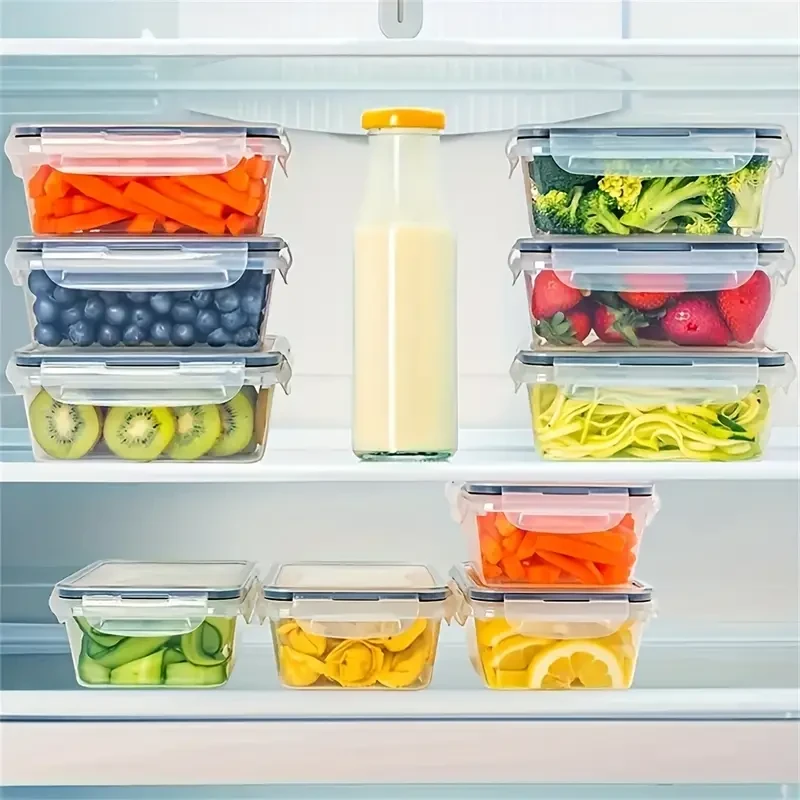 Juego de 24 recipientes de almacenamiento de cocina premium