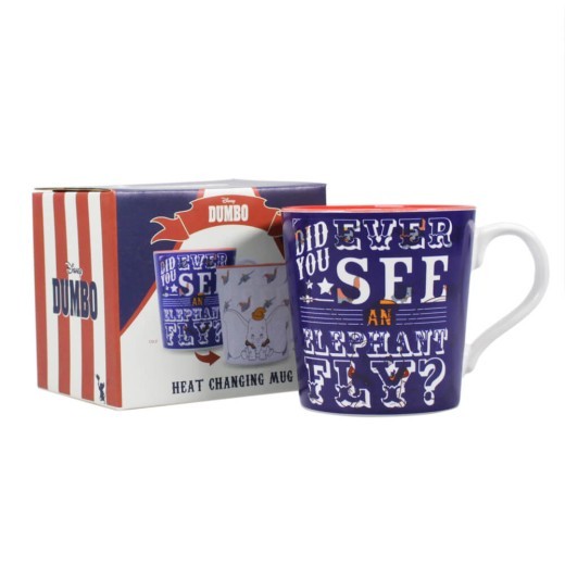 Taza de Disney que cambia de color con el calor: Dumbo