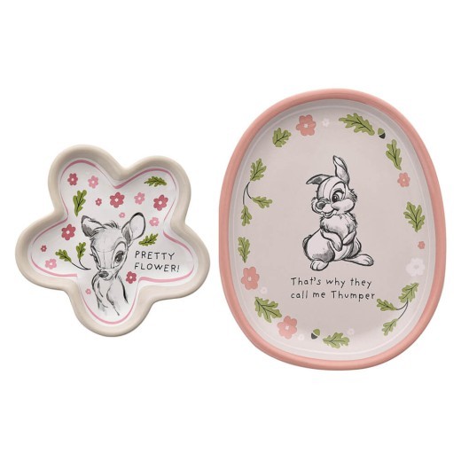 Disney Home: Juego de 2 platos para baratijas Forest Friends