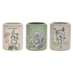 Disney Home: Set de 3 macetas con personajes Forest Friends