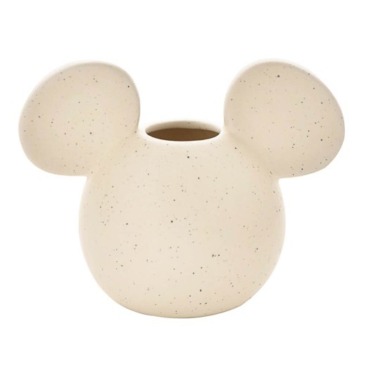 Disney Home: Jarrón con cabeza de Mickey, moteado natural