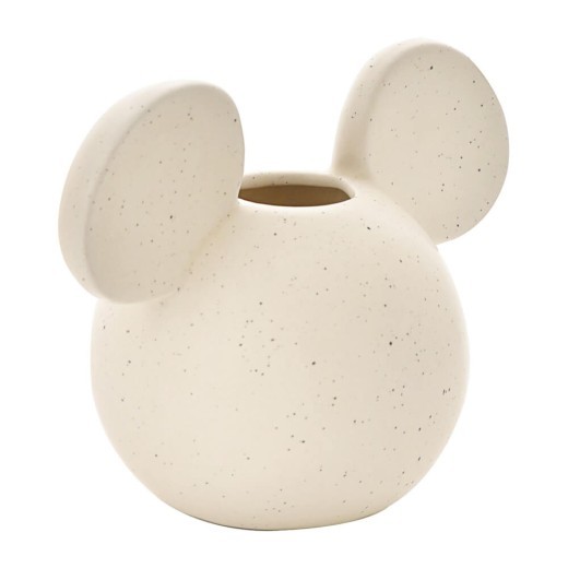 Disney Home: Jarrón con cabeza de Mickey, moteado natural