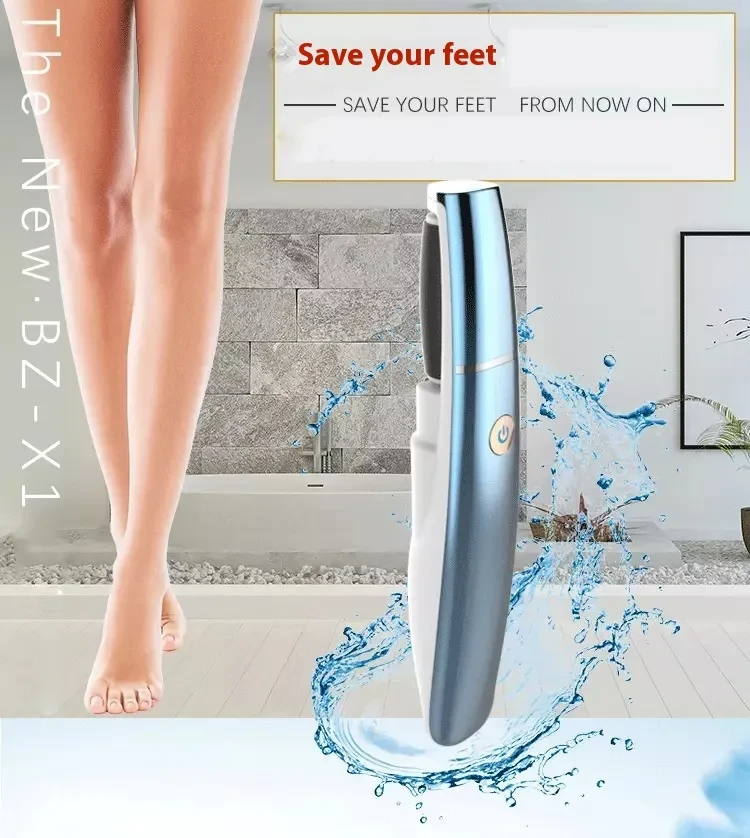 Dispositivo exfoliante para la piel y la belleza de los pies y pedicura.