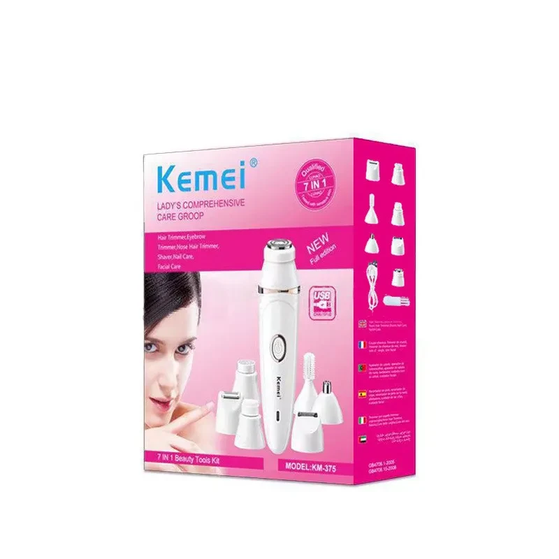 Máquina de depilación Kemeiemei Afeitadora multifuncional
