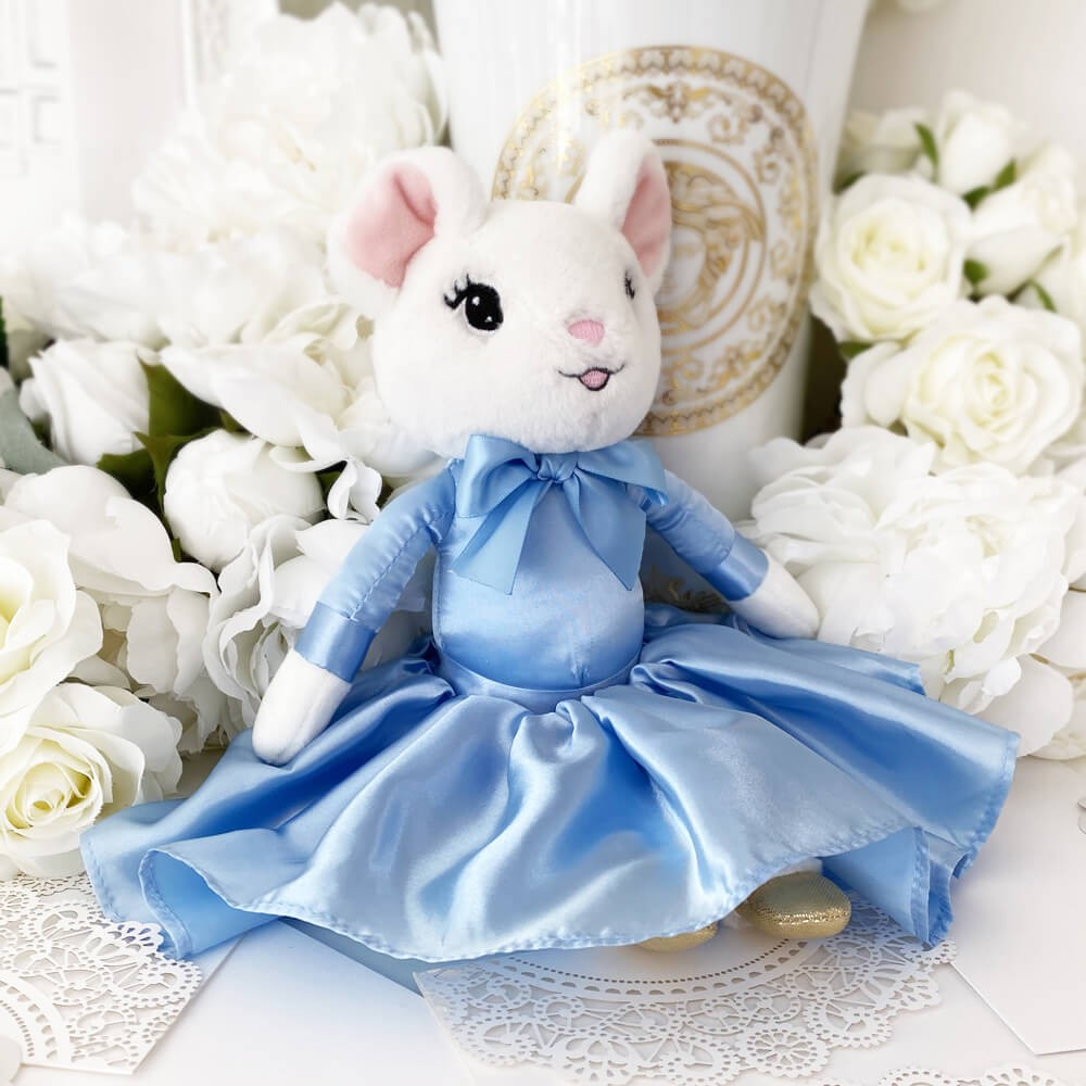 Peluche Claris Tres Belle Azul - Grande