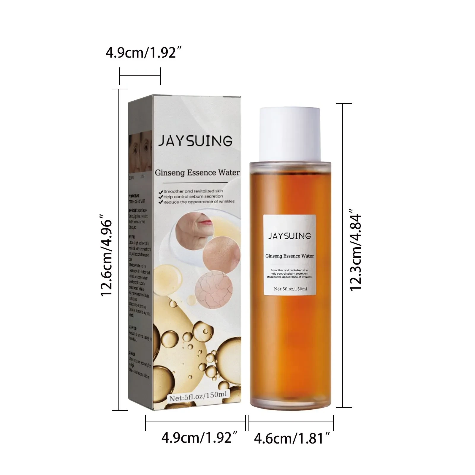 Agua de ginseng: ilumina, hidrata y repara la piel opaca.