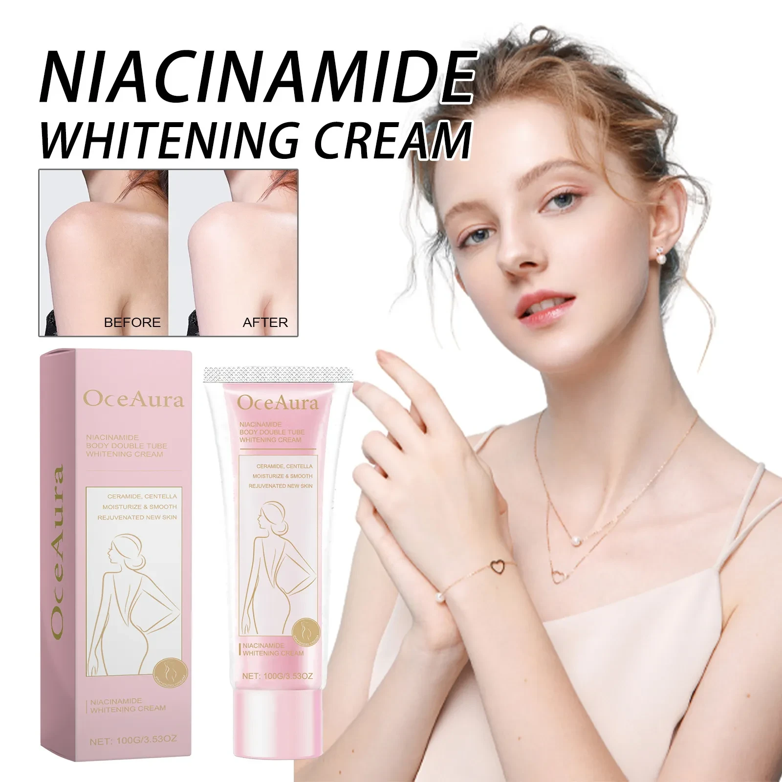 Crema blanqueadora hidratante que repone la humedad