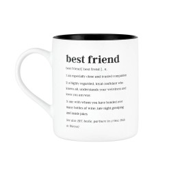 Taza "Mejor amigo definido"