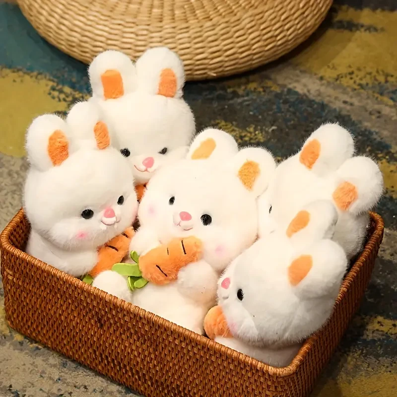 Adorable almohada de peluche de conejito y zanahoria: perfecta para Pascua, Navidad, Halloween, Acción de Gracias y regalos de cumpleaños.