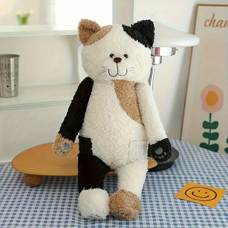 Juguetes de peluche para gatos, lindos muñecos de gatos, dormir con almohadas, decoraciones de sofá,