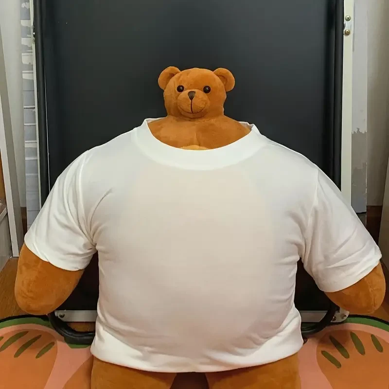 Peluche de oso cabezón marrón de 70 cm