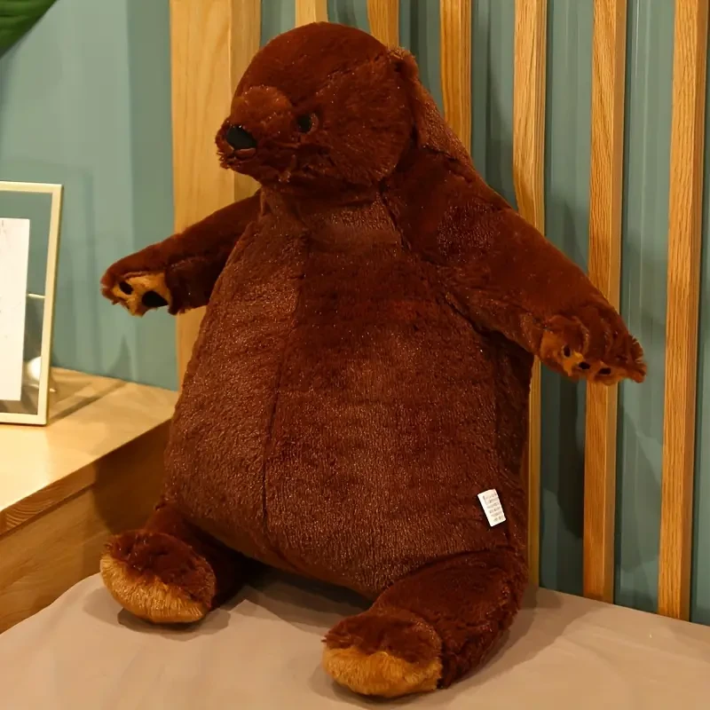 Lindo oso marrón almohada de peluche oso de peluche oso hogar oso grande, decoración del hogar,