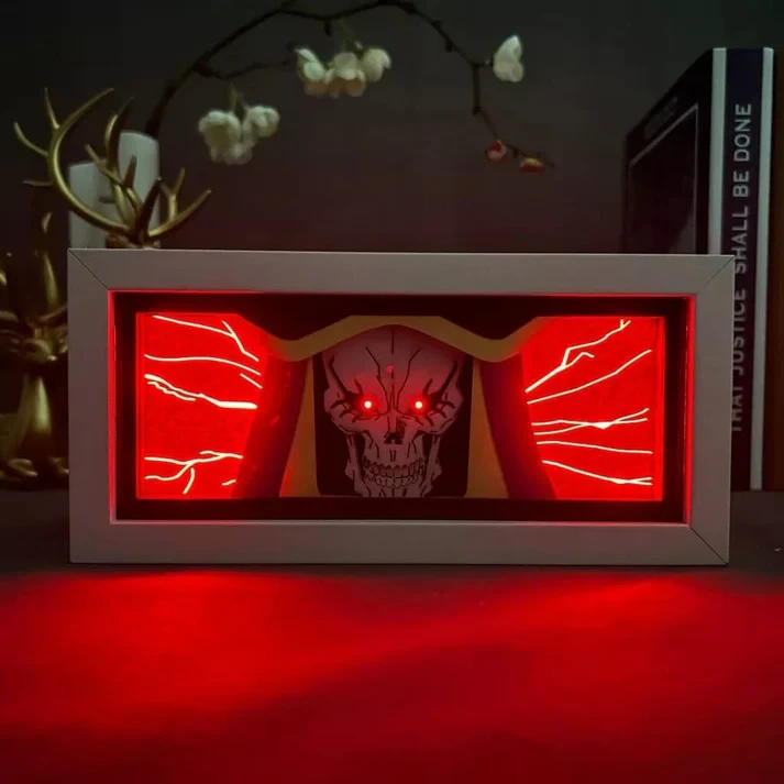Caja de luz de Overlord Ainz Ooal Gown