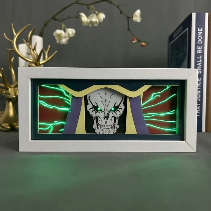 Caja de luz de Overlord Ainz Ooal Gown