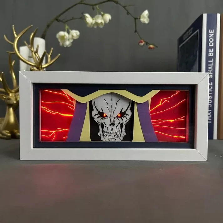 Caja de luz de Overlord Ainz Ooal Gown
