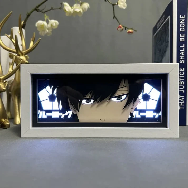 Caja de luz Rin Itoshi de Blue Lock