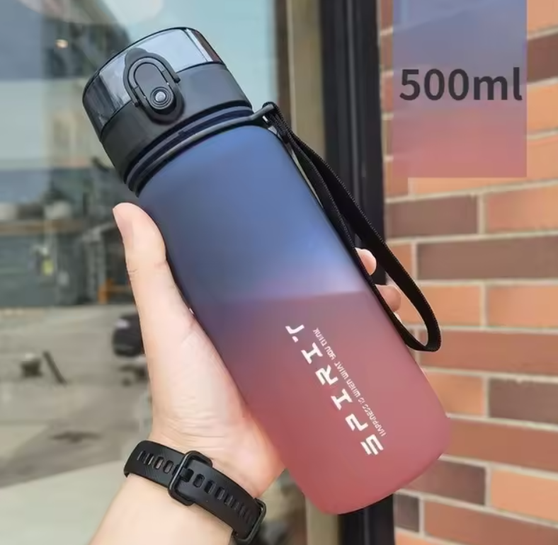 Botella de agua deportiva de 0,5 l, 0,65 l y 1 l