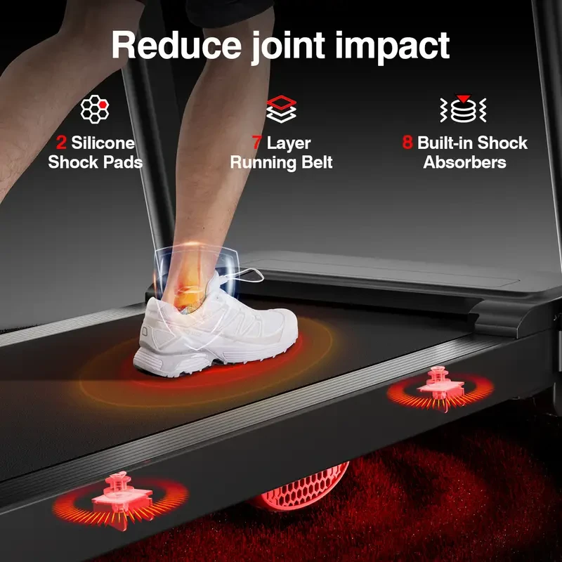 Cinta de correr plegable compacta