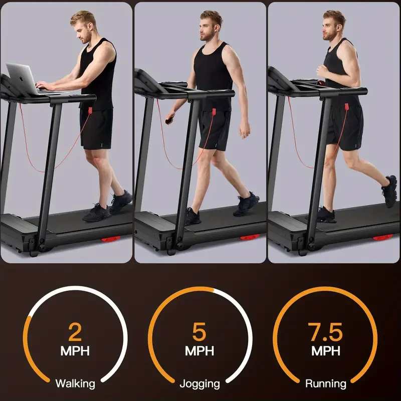 Cinta de correr plegable compacta