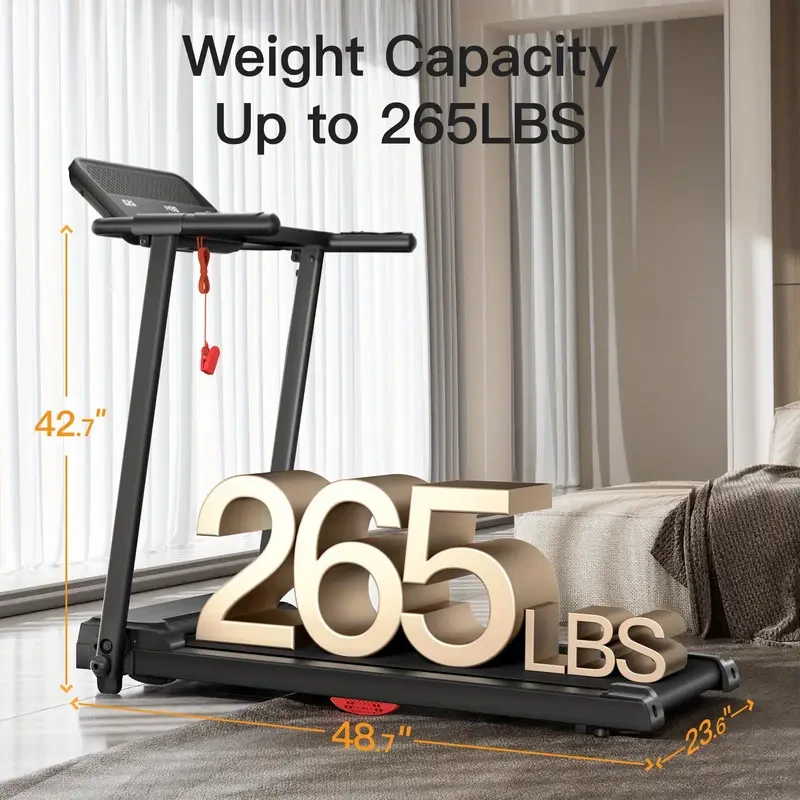 Cinta de correr plegable compacta