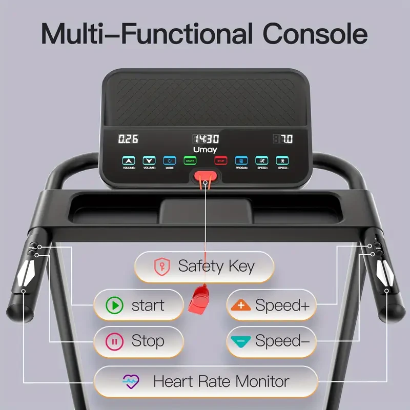 Cinta de correr plegable compacta
