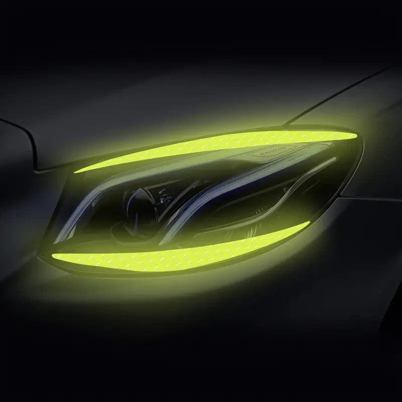 Calcomanías reflectantes para faros delanteros de coche - Calcomanías de vinilo para parachoques