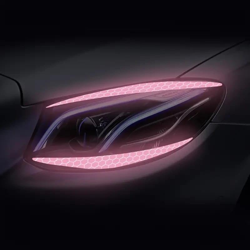 Calcomanías reflectantes para faros delanteros de coche - Calcomanías de vinilo para parachoques